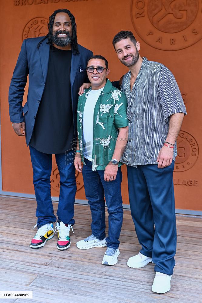 Franck Castel - 2025 French Open - Celebrities At Village Day 7 - Bela