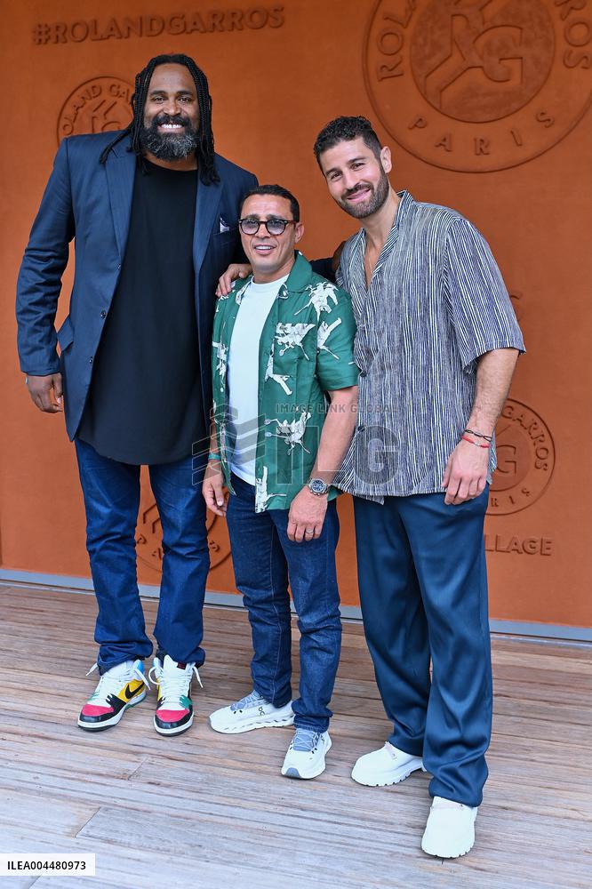 Franck Castel - 2025 French Open - Celebrities At Village Day 7 - Bela