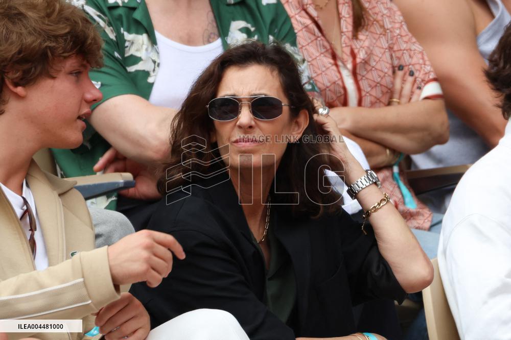 2025 French Open - Celebrities In Stands Day 8