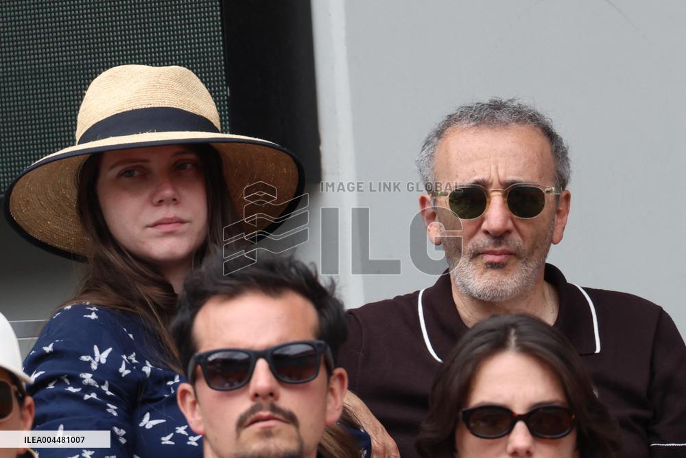 2025 French Open - Celebrities In Stands Day 8