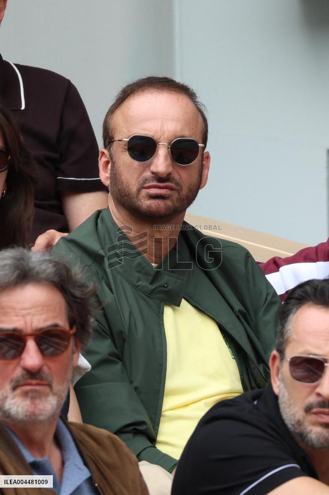 2025 French Open - Celebrities In Stands Day 8