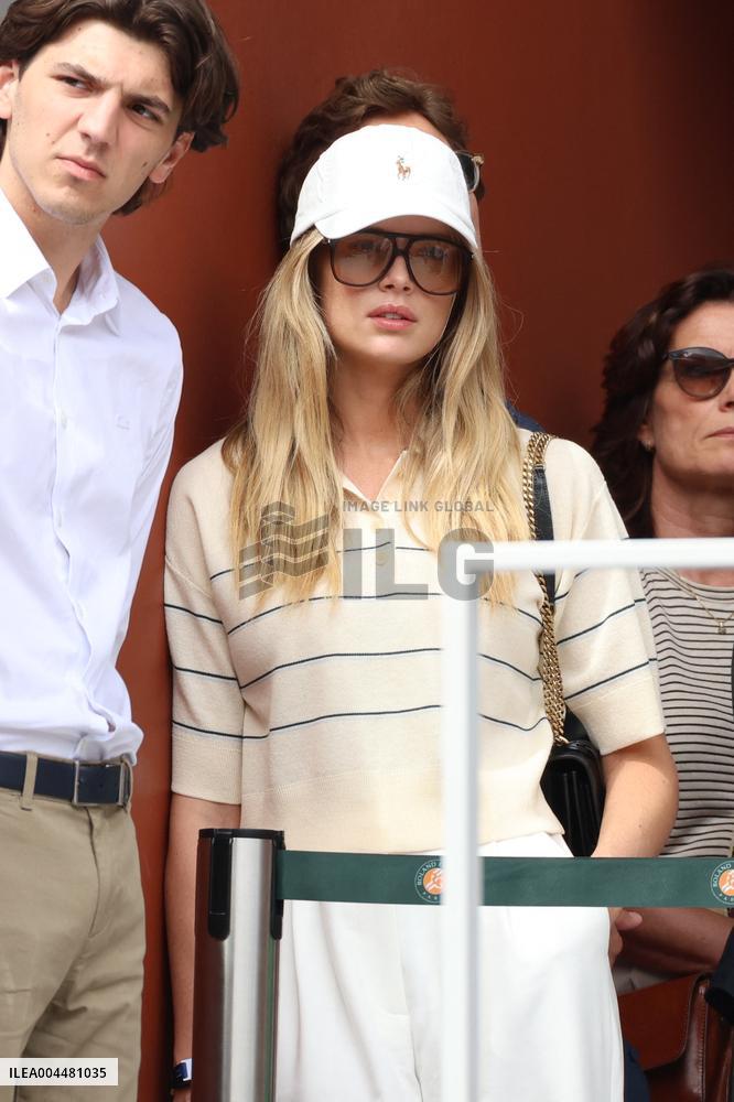 2025 French Open - Celebrities In Stands Day 8