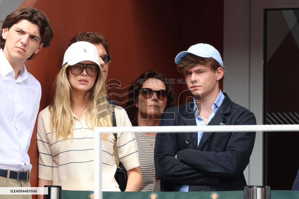 2025 French Open - Celebrities In Stands Day 8