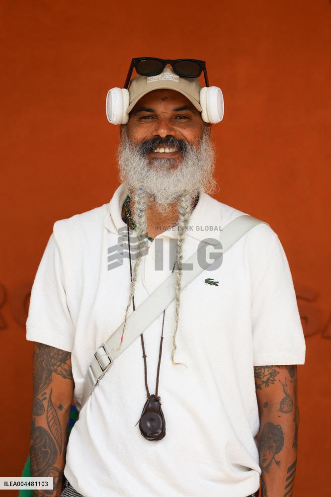 2025 French Open - Celebrities At Village Day 8 NB