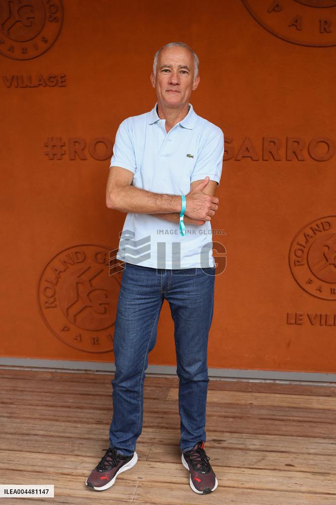 2025 French Open - Celebrities At Village Day 8 NB