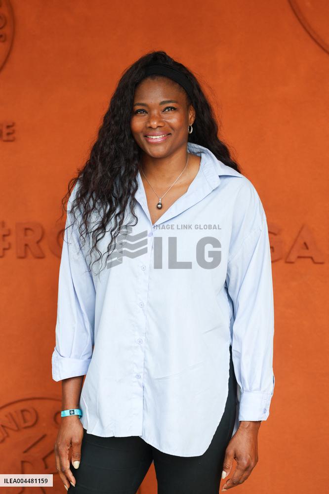 2025 French Open - Celebrities At Village Day 8 NB