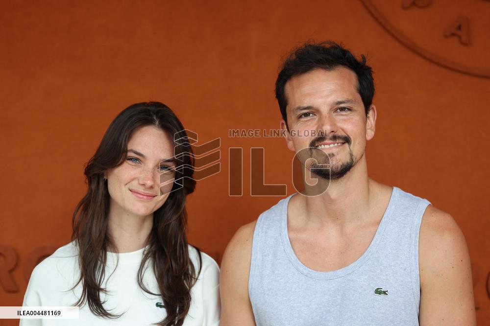 2025 French Open - Celebrities At Village Day 8 NB