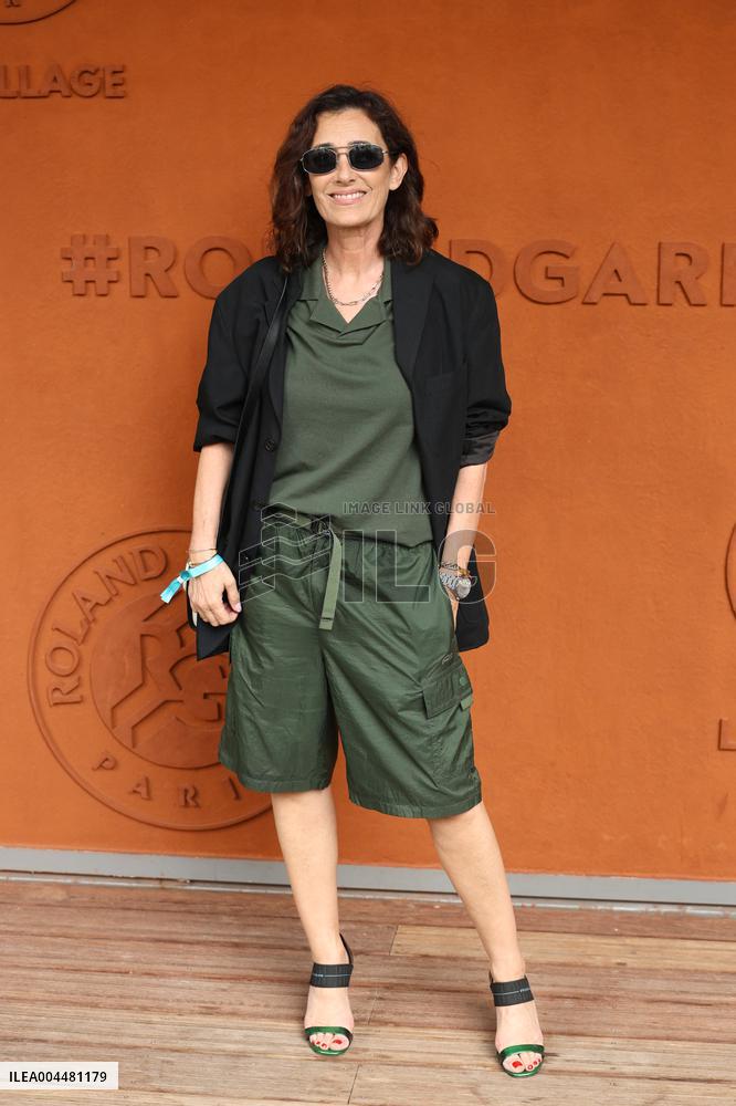 2025 French Open - Celebrities At Village Day 8 NB