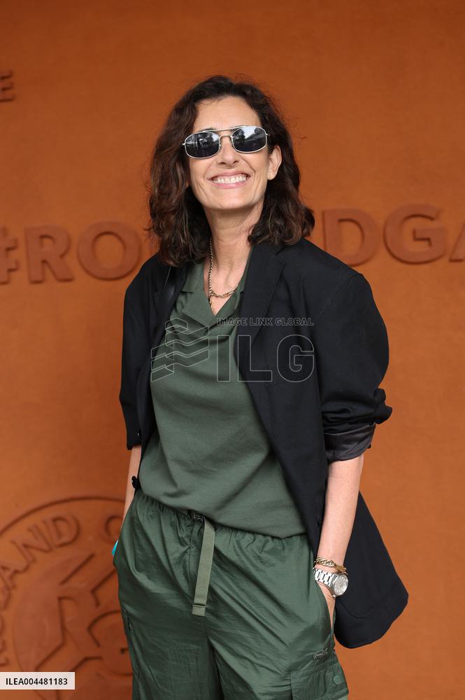 2025 French Open - Celebrities At Village Day 8 NB