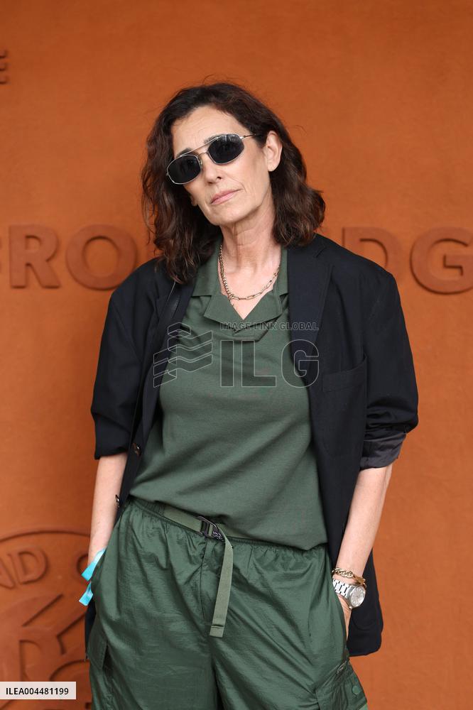 2025 French Open - Celebrities At Village Day 8 NB