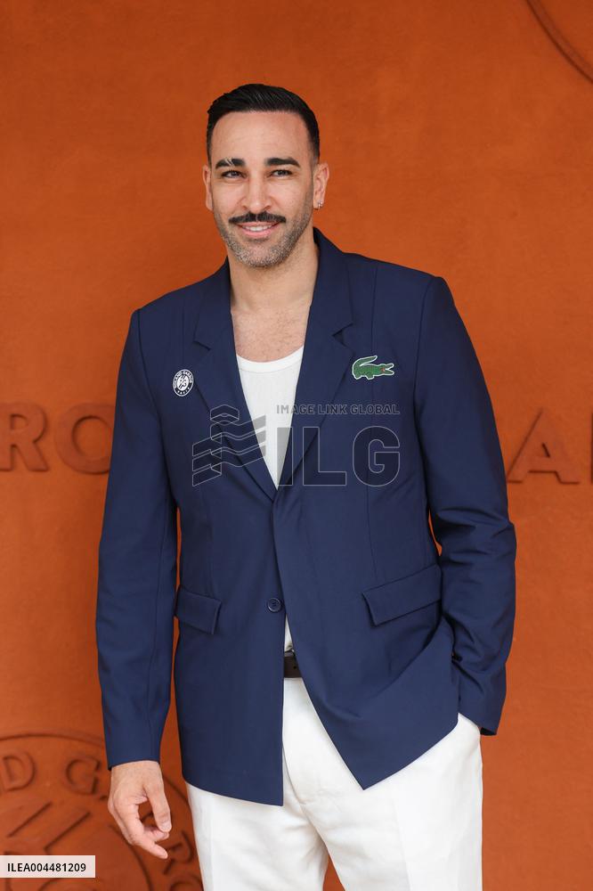 2025 French Open - Celebrities At Village Day 8 NB