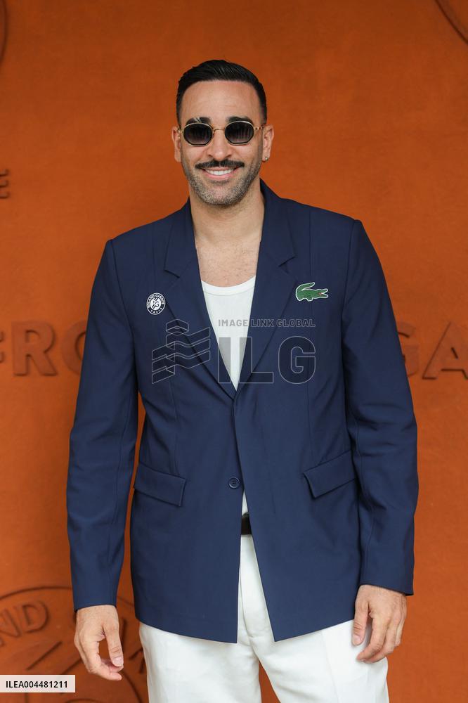 2025 French Open - Celebrities At Village Day 8 NB