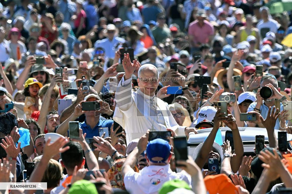 Pope Leo XIV Celebrates The Jubilee of Families - Vatican