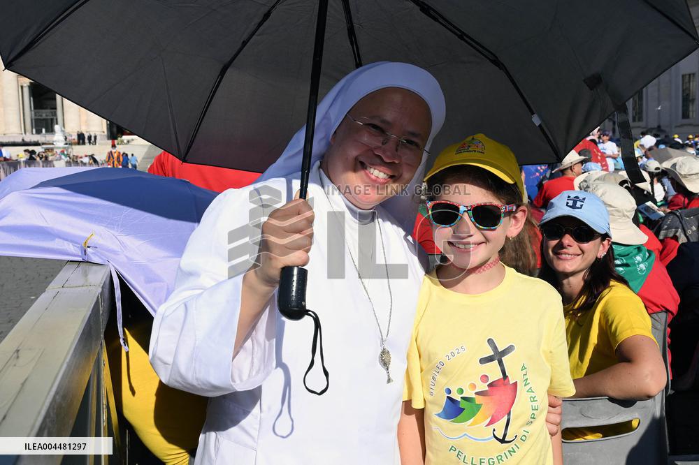 Pope Leo XIV Celebrates The Jubilee of Families - Vatican