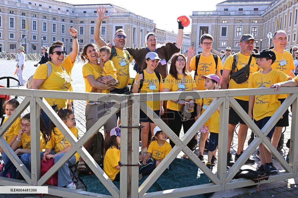 Pope Leo XIV Celebrates The Jubilee of Families - Vatican