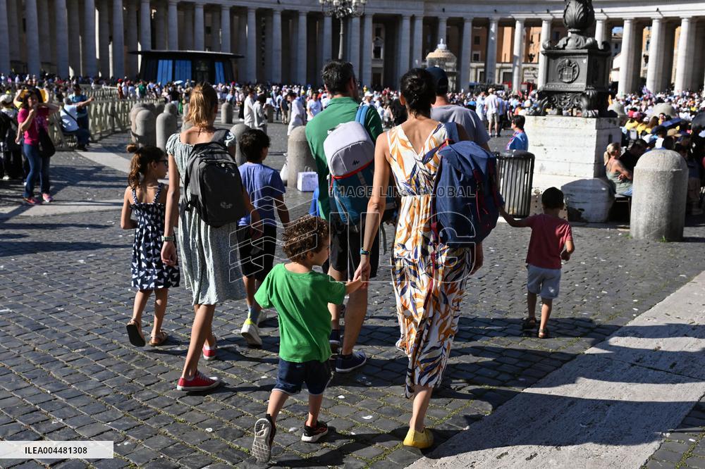 Pope Leo XIV Celebrates The Jubilee of Families - Vatican