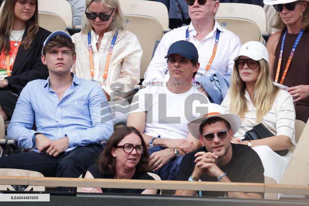 2025 French Open - Celebrities In Stands Day 8 NB
