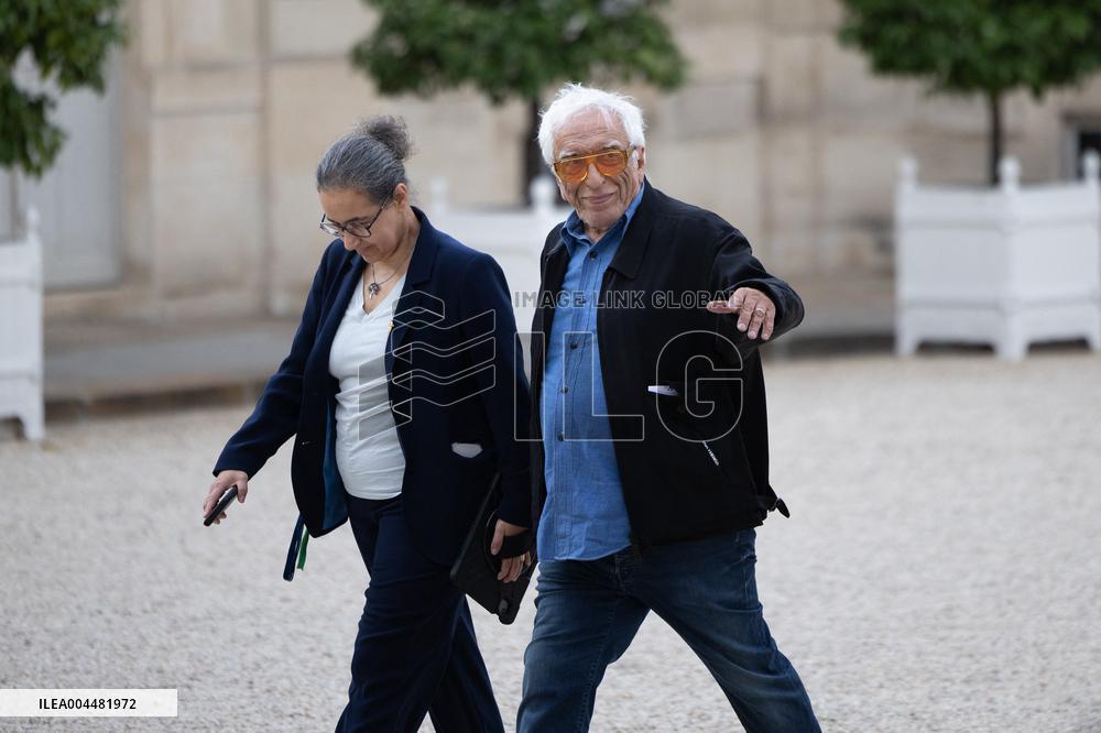 Ceremony at the Elysee for 2025 PSG UEFA Victory - Paris