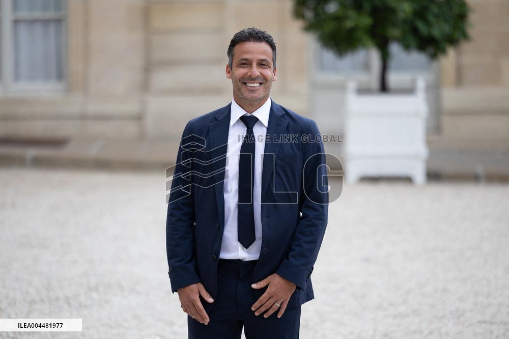 Ceremony at the Elysee for 2025 PSG UEFA Victory - Paris