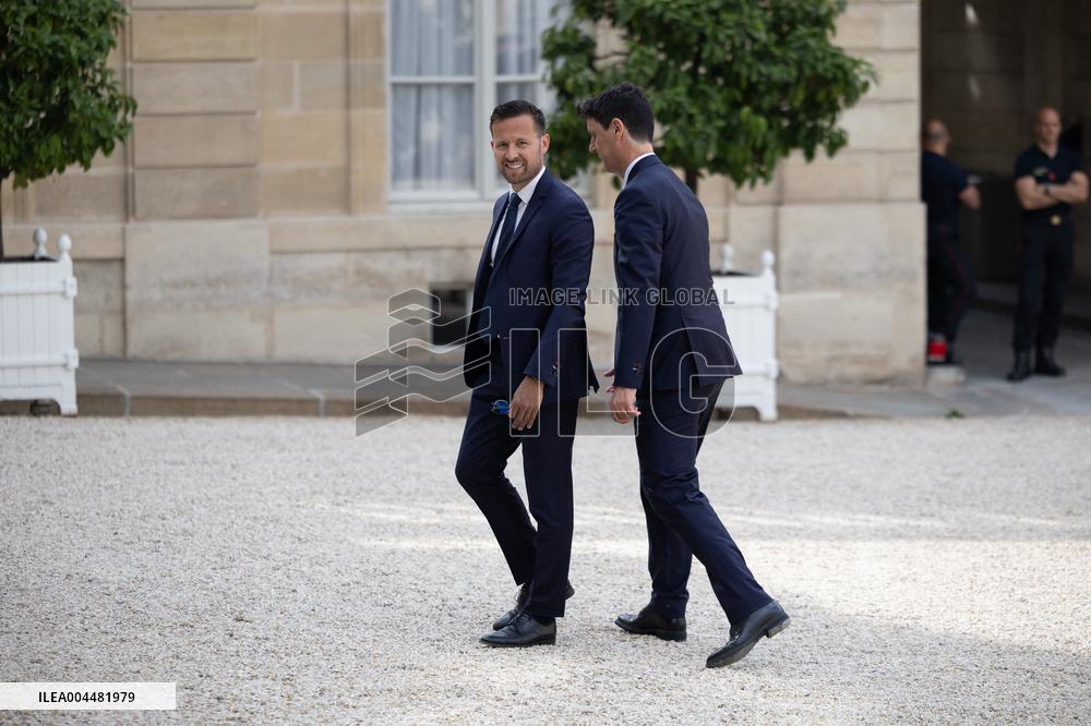 Ceremony at the Elysee for 2025 PSG UEFA Victory - Paris