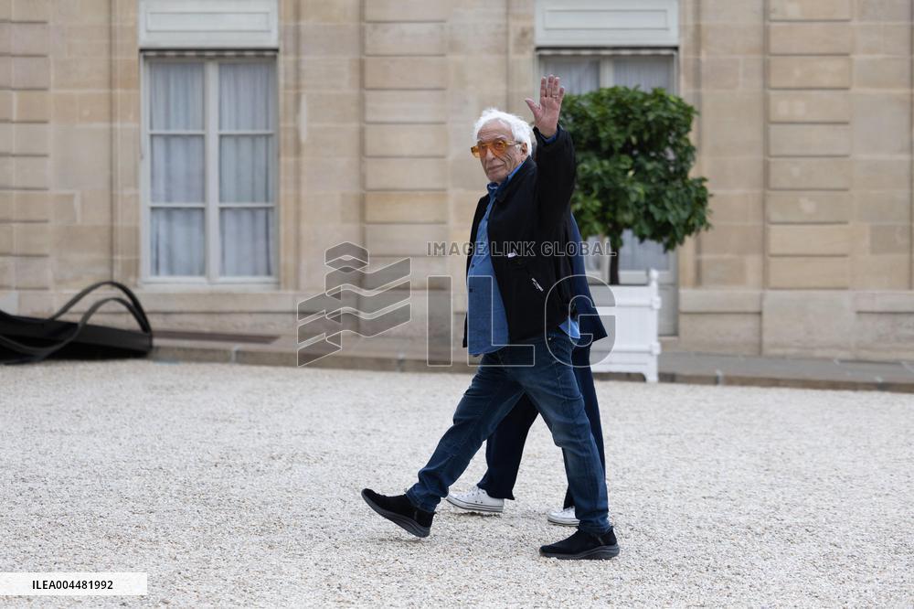 Ceremony at the Elysee for 2025 PSG UEFA Victory - Paris