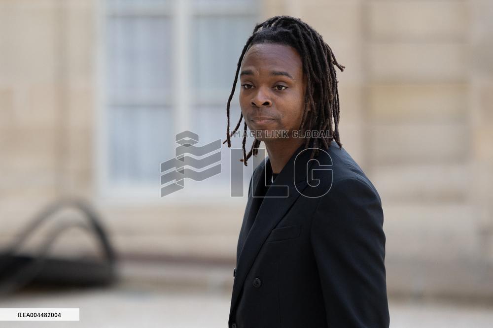 Ceremony at the Elysee for 2025 PSG UEFA Victory - Paris