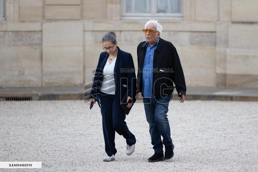 Ceremony at the Elysee for 2025 PSG UEFA Victory - Paris