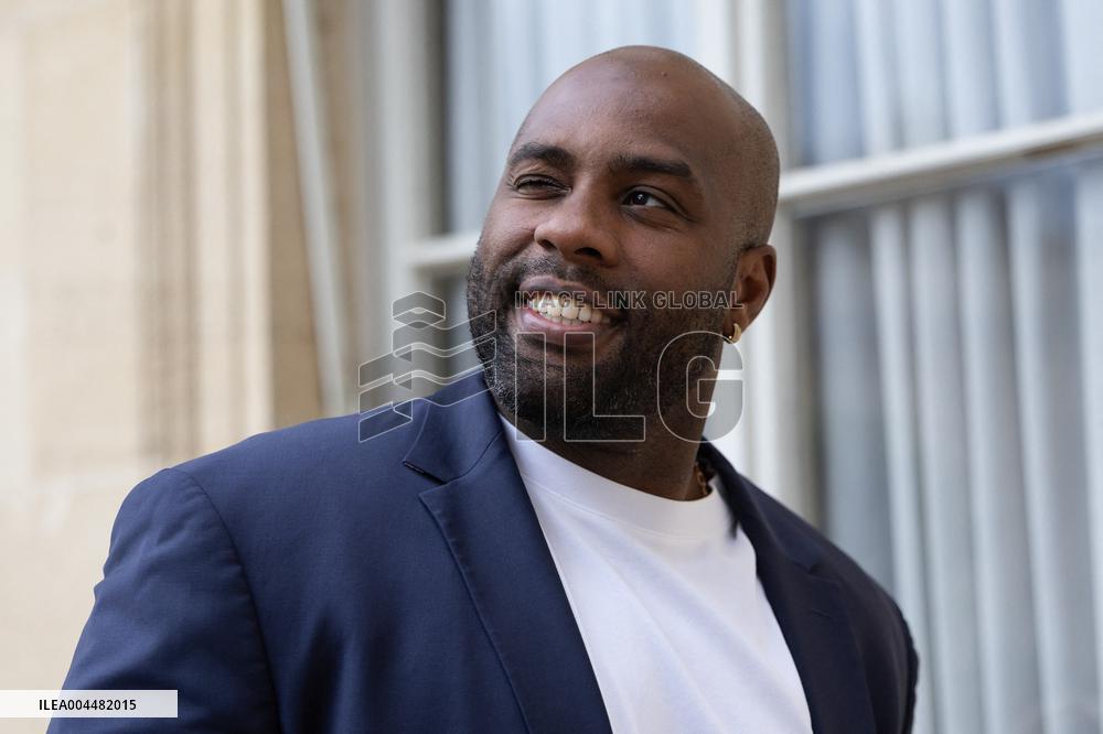 Ceremony at the Elysee for 2025 PSG UEFA Victory - Paris