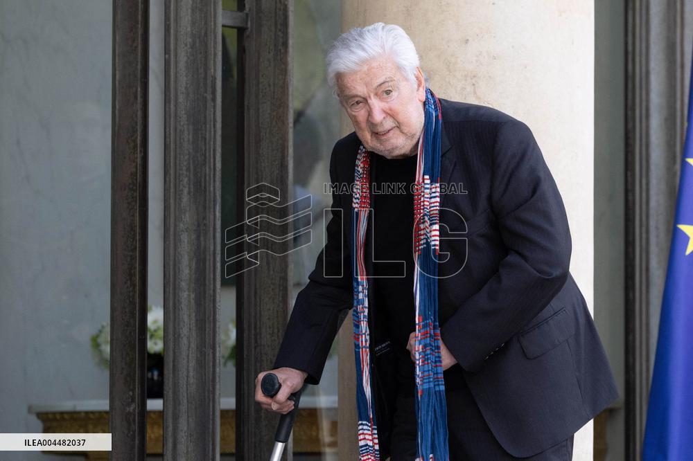 Ceremony at the Elysee for 2025 PSG UEFA Victory - Paris