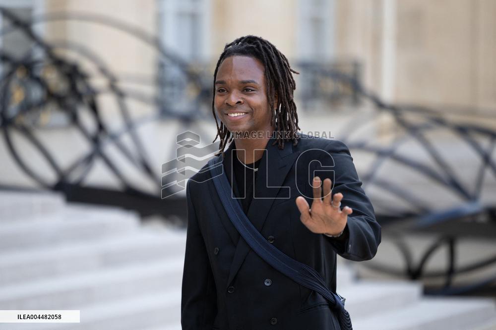 Ceremony at the Elysee for 2025 PSG UEFA Victory - Paris