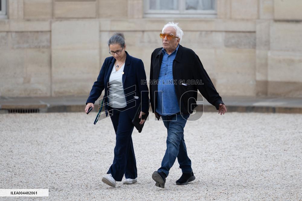 Ceremony at the Elysee for 2025 PSG UEFA Victory - Paris