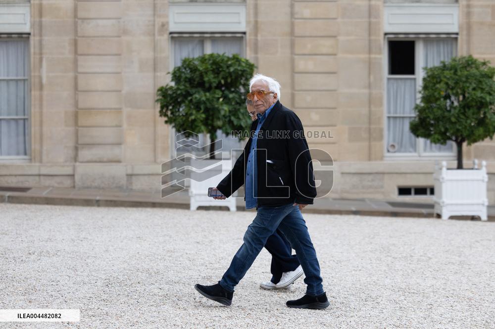 Ceremony at the Elysee for 2025 PSG UEFA Victory - Paris