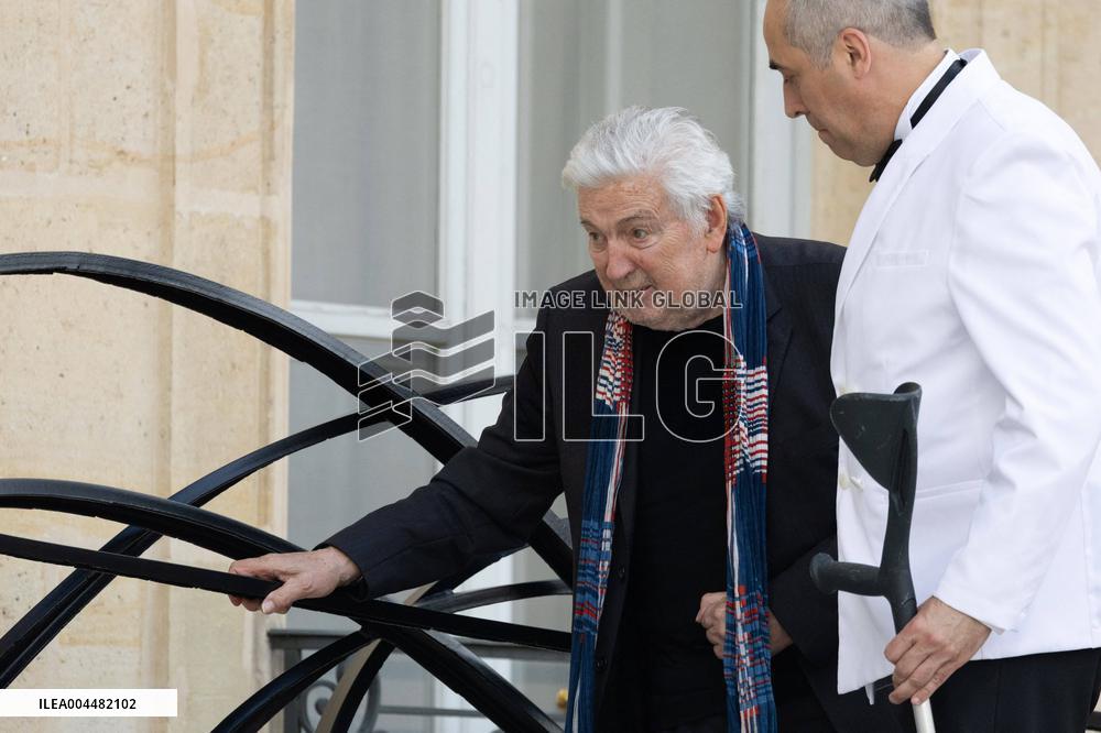 Ceremony at the Elysee for 2025 PSG UEFA Victory - Paris