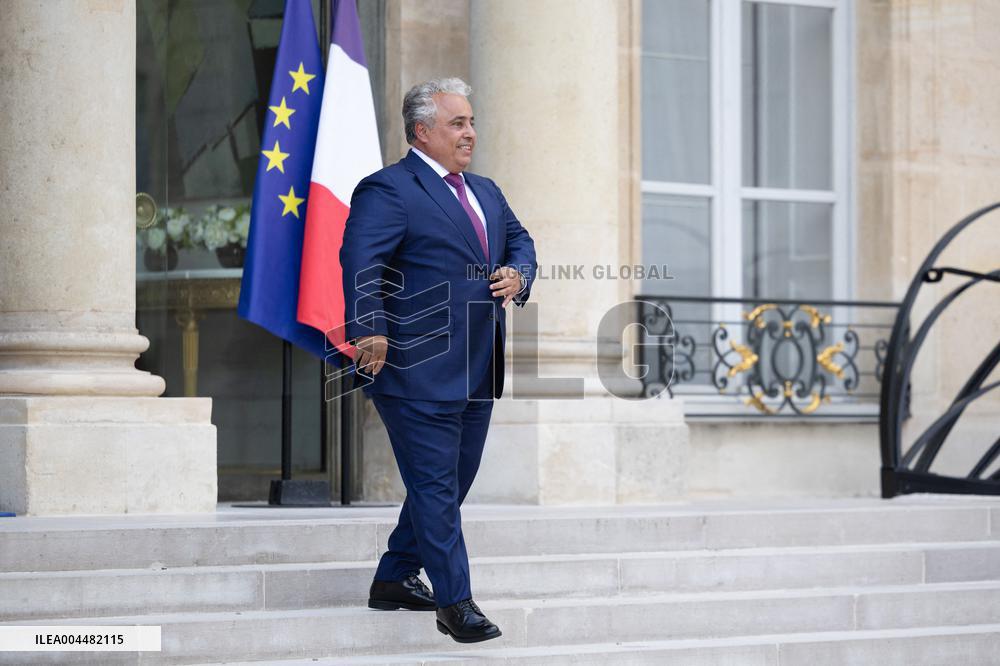 Ceremony at the Elysee for 2025 PSG UEFA Victory - Paris
