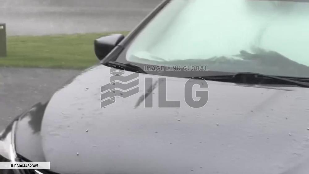 US: Weekend Storms Batter Maryland,Bringing Strong Heavy Rain, Hail