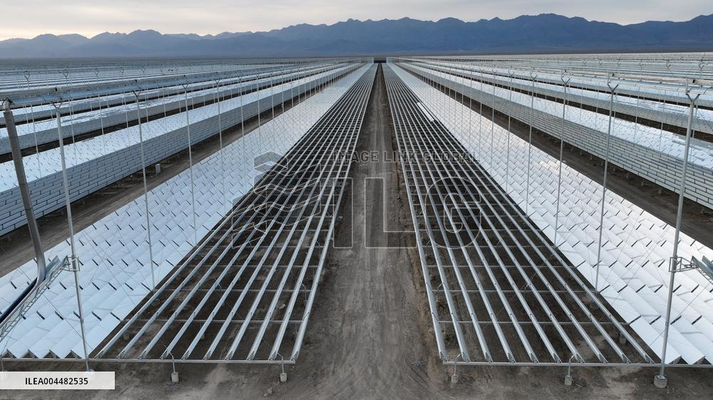 China Largest Linear Fresnel Integrated Solar And Thermal Energy Project