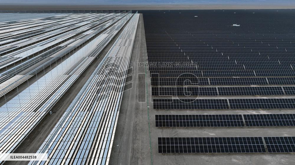 China Largest Linear Fresnel Integrated Solar And Thermal Energy Project