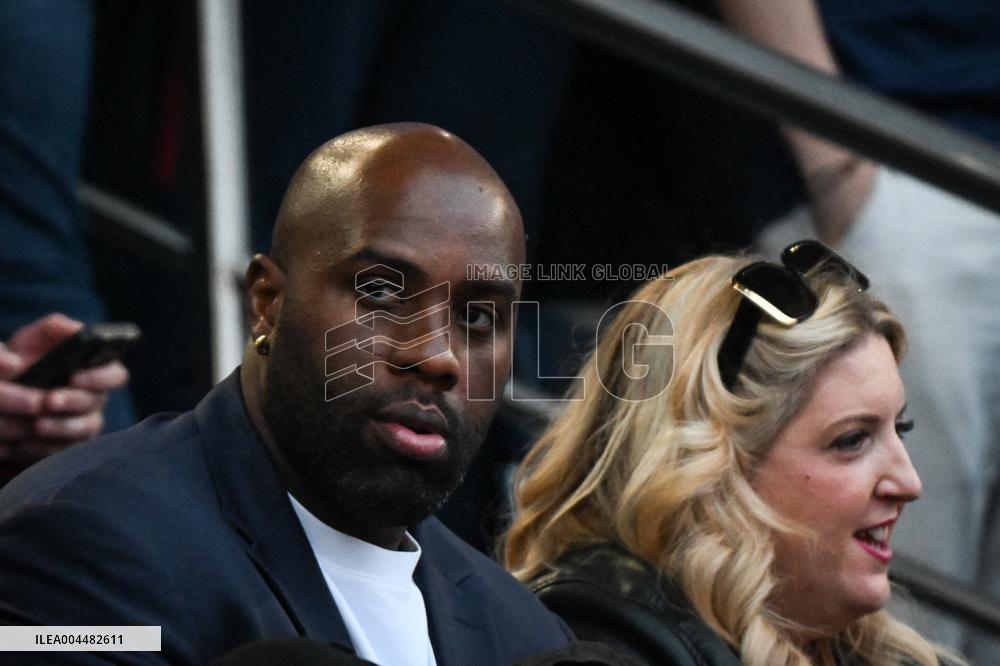 Psg Celebrates Champions League Trophy - Teddy Riner