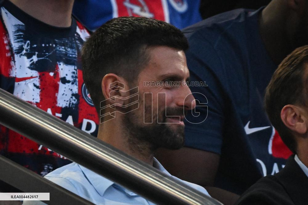 Psg Celebrates Champions League Trophy - Novak Djokovic