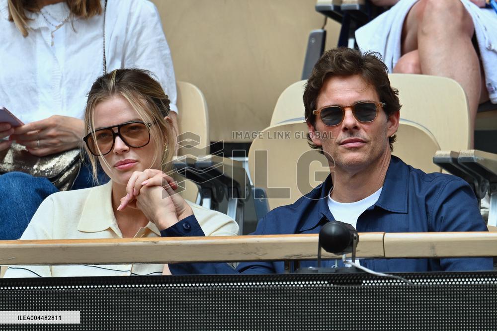 French Open - VIPs In The Stands