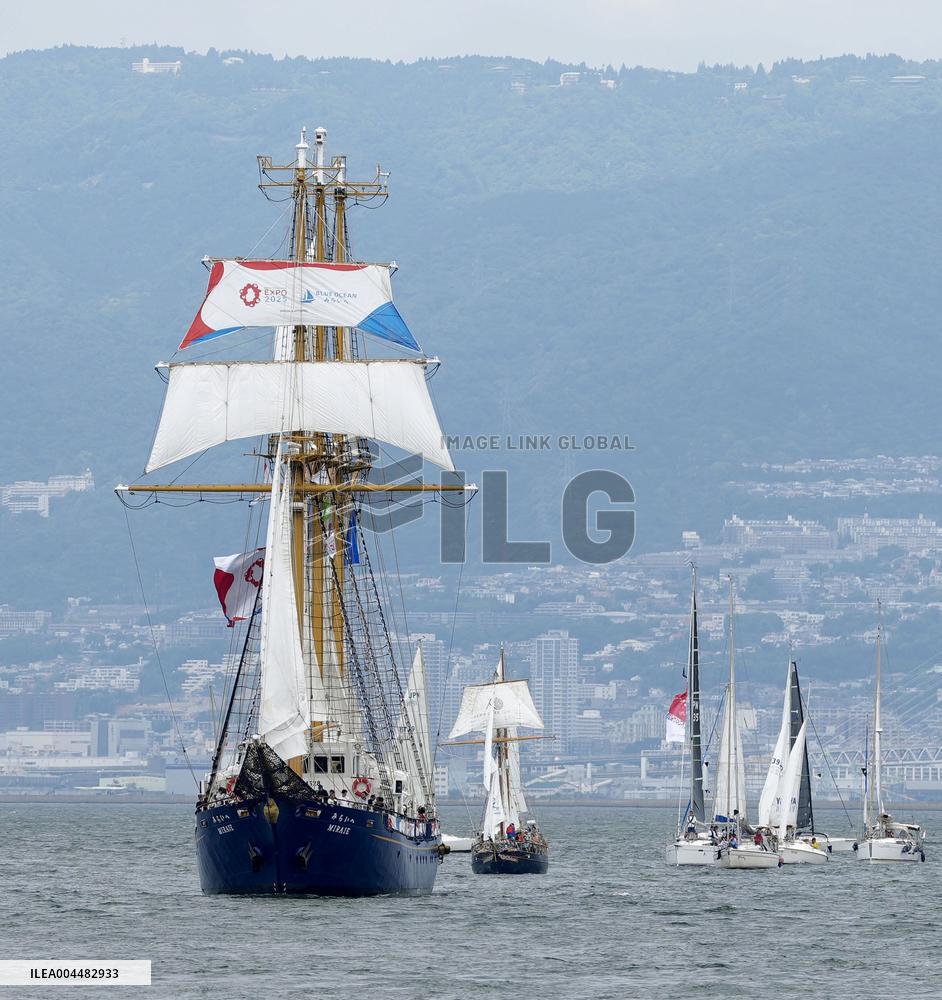 Marine parade near Osaka expo