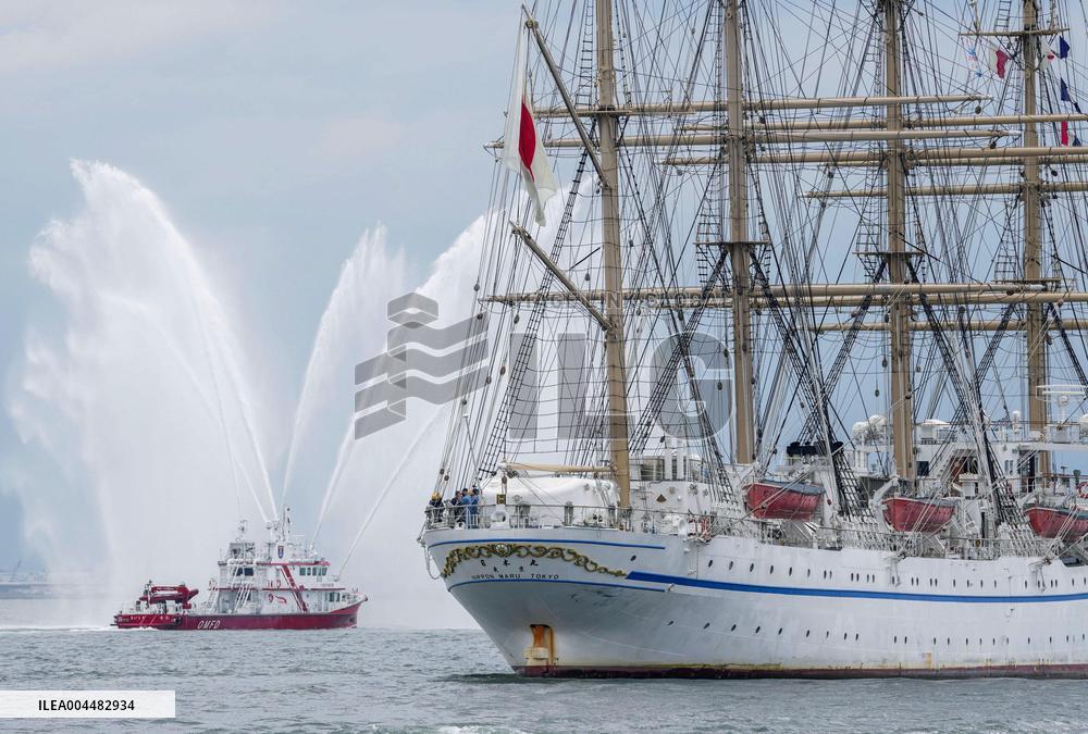 Marine parade near Osaka expo