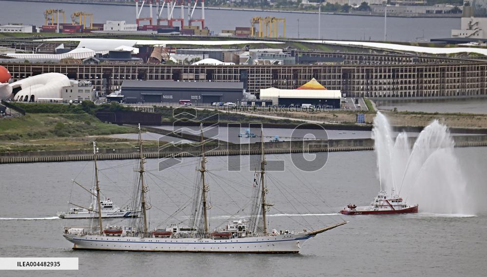 Marine parade near Osaka expo