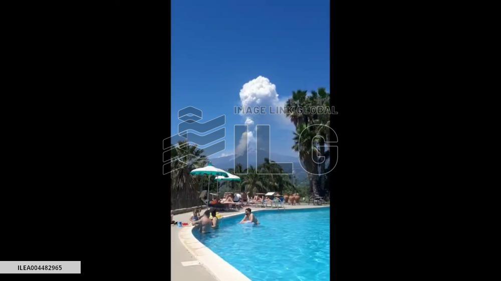 Italy: Mount Etna Erupts, Spewing Smoke and Ash Over Sicily