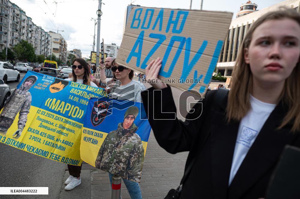 "Dont Stay Silent! Captivity Kills!" rally in Kyiv