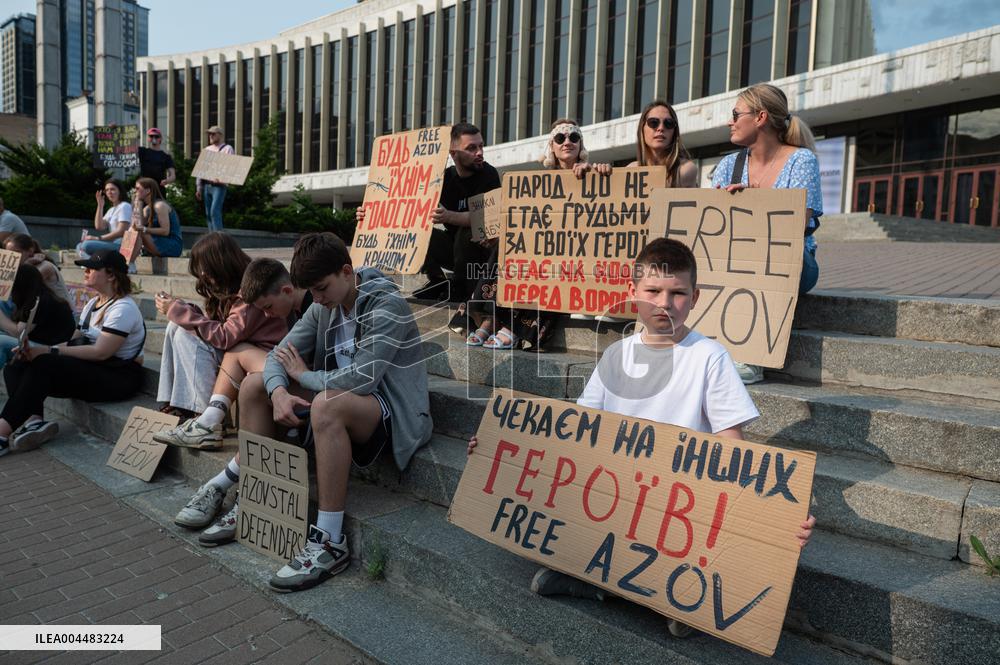 "Dont Stay Silent! Captivity Kills!" rally in Kyiv