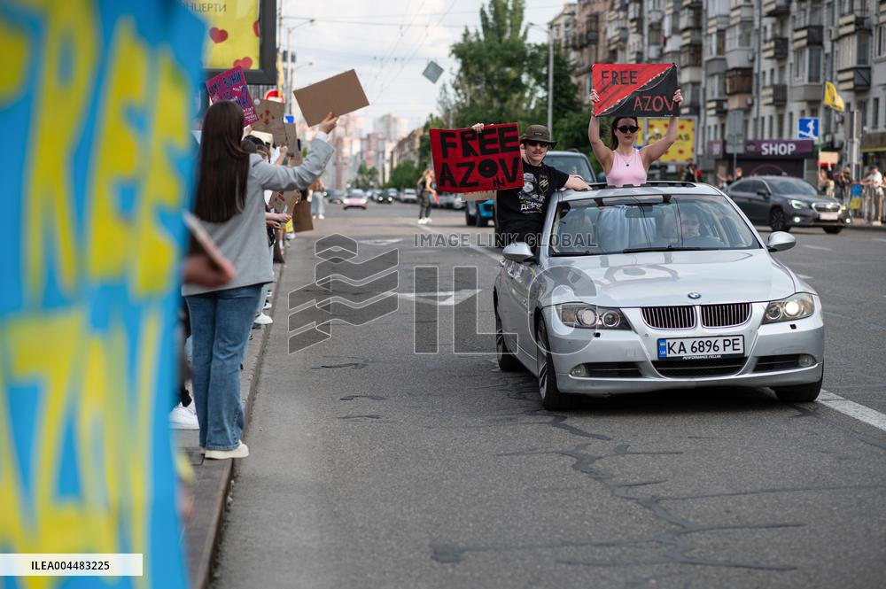 "Dont Stay Silent! Captivity Kills!" rally in Kyiv