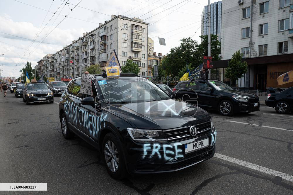 "Dont Stay Silent! Captivity Kills!" rally in Kyiv