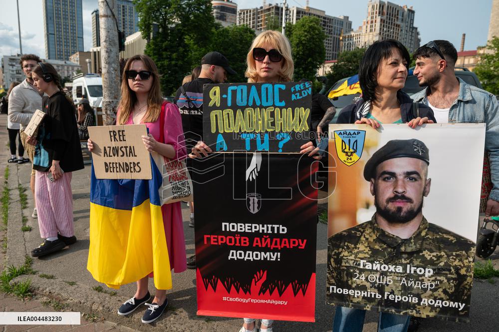 "Dont Stay Silent! Captivity Kills!" rally in Kyiv