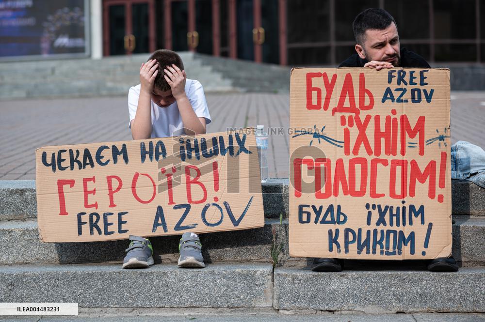 "Dont Stay Silent! Captivity Kills!" rally in Kyiv